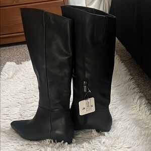 NWT, Jason Wu, Elegant Black Knee-High Women's  leather boots size 6 1/2